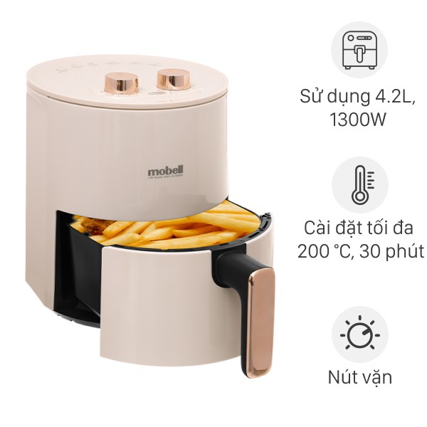 Nồi chiên không dầu Mobell AF-19 4.2 lít